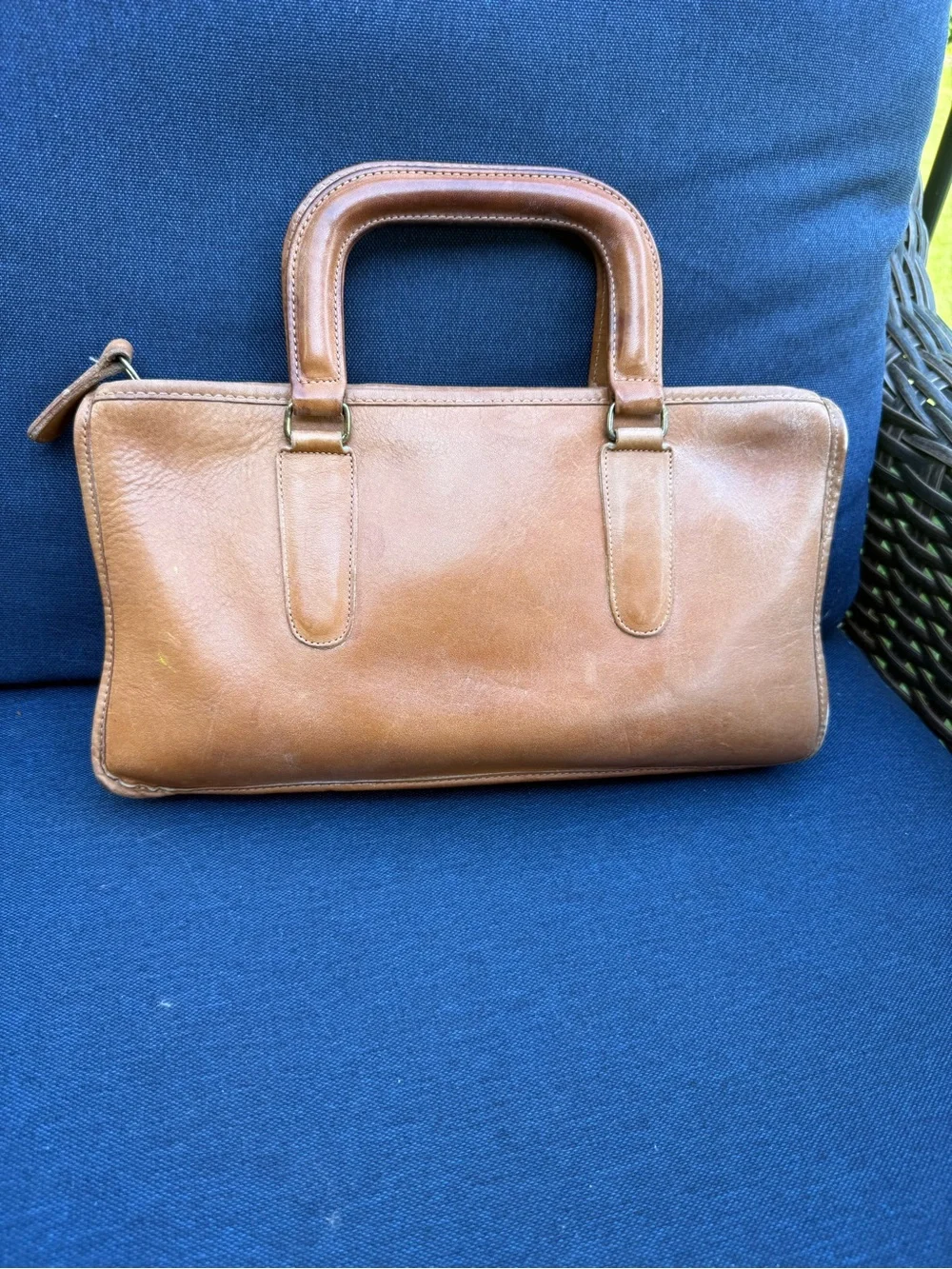 Coach Slim Satchel in British Tan - Picture 2 of 8